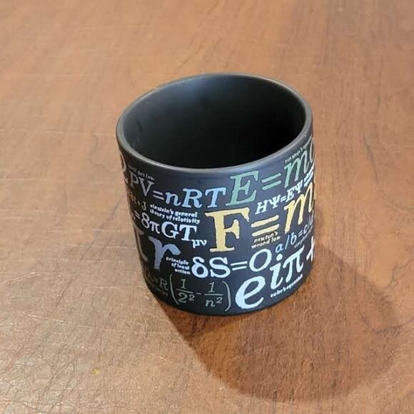 UNEMPLOYED PHILOSOPHERS GUILD Math Formulas Tea Coffee Mug 2012 - Picture 2 of 8